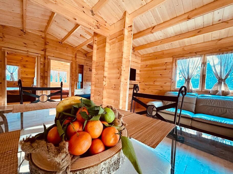 Chalet Bois Jacuzzi Bessan Esterno foto